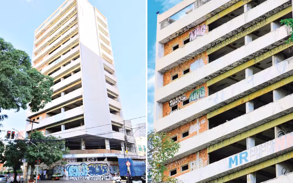 Prédio abandonado vira moradia popular no Centro