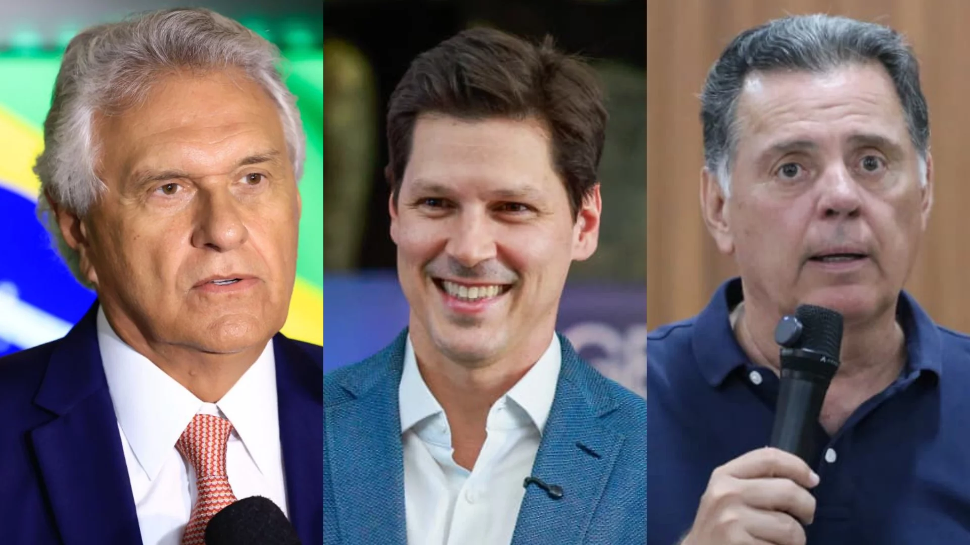 Vice de Daniel será Caiado. Vice de Marconi será Daniel