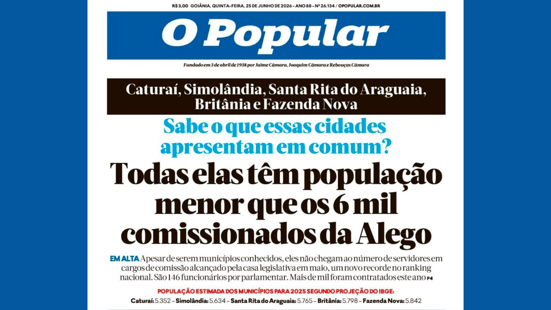 A marca de Bruno Peixoto na História de Goiás: contratador geral de comissionados