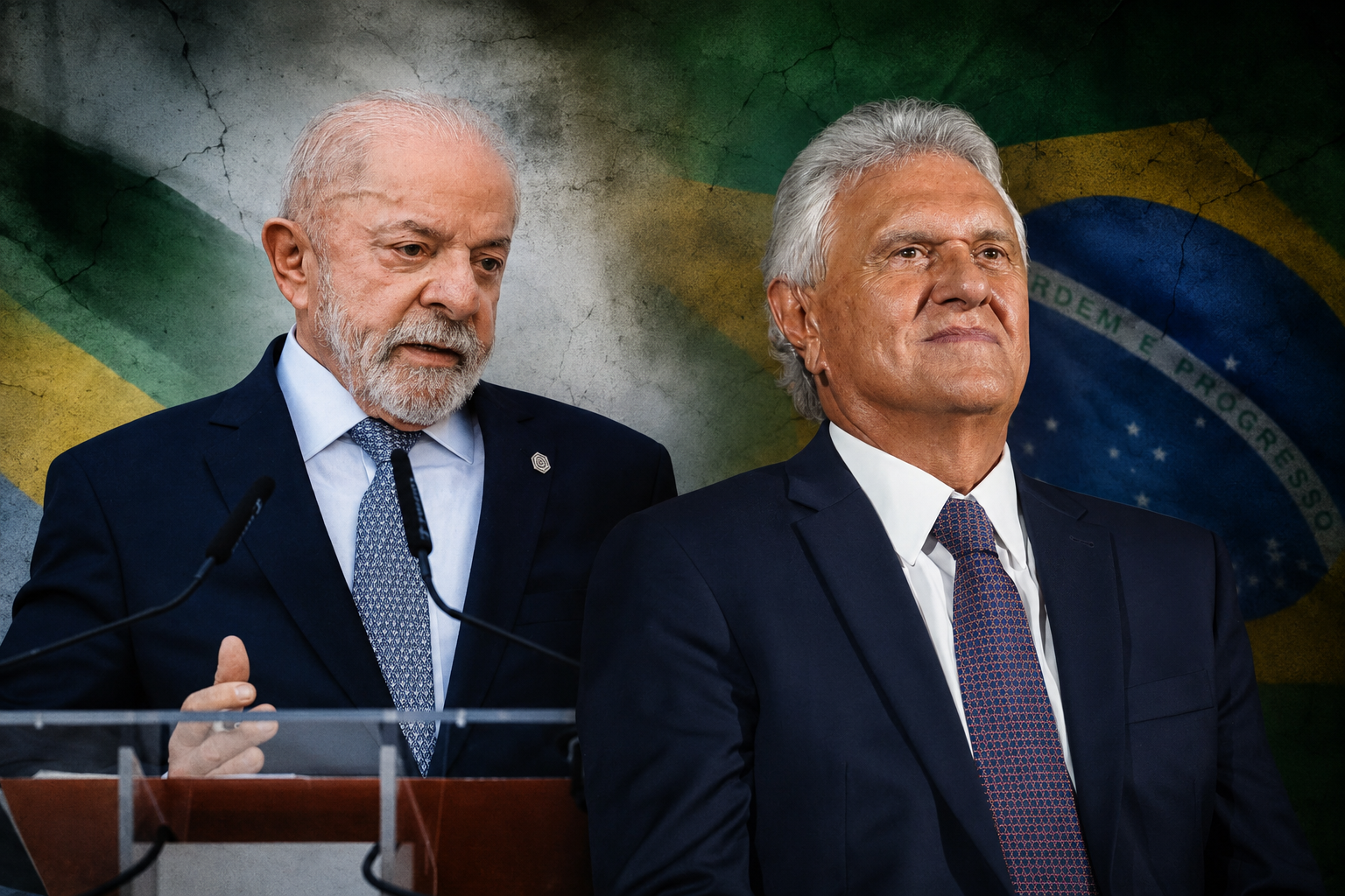 Caiado sofre lá, Lula apanha cá em Goiás. Aliados ‘ajudam’ polarização na dor e nos infortúnios