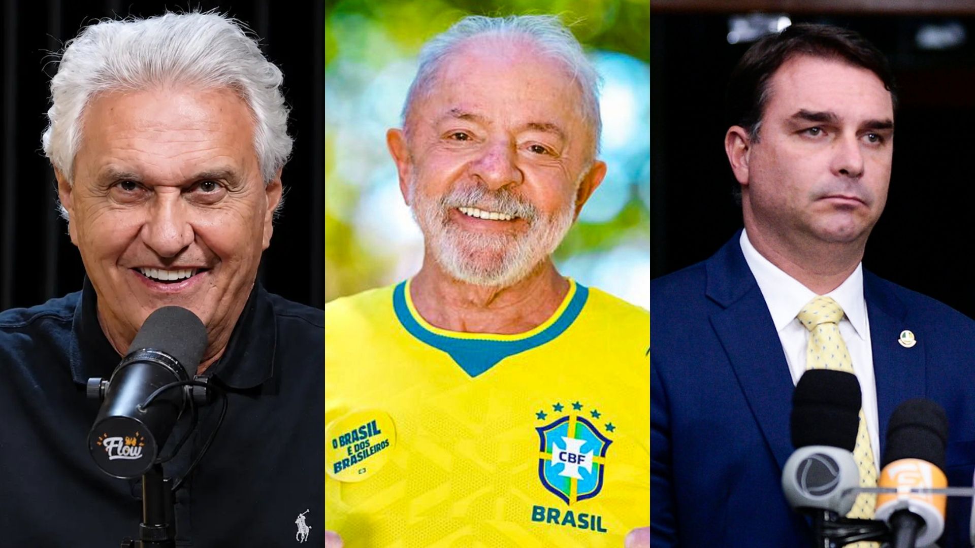 O freio em Flávio Bolsonaro, o cavalo arriado de Caiado e o galope de Lula