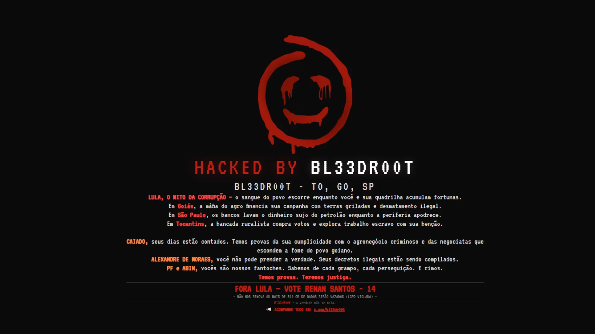 Invasão hacker tira do ar sites das prefeituras de Morrinhos e Goiatuba