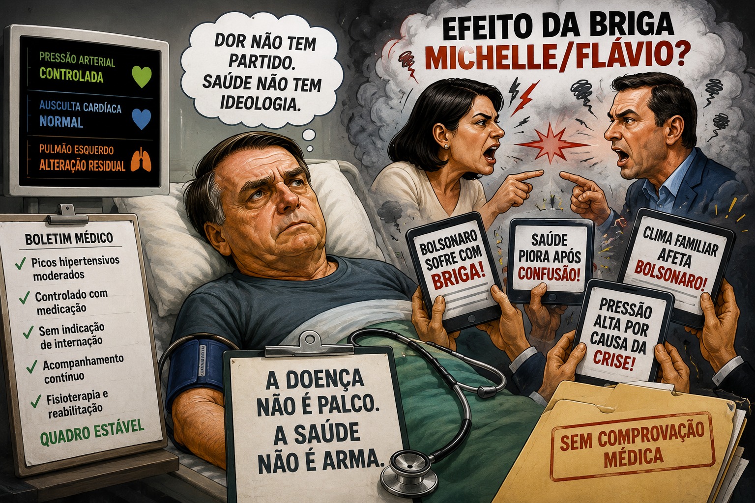 A doença não pode virar instrumento político