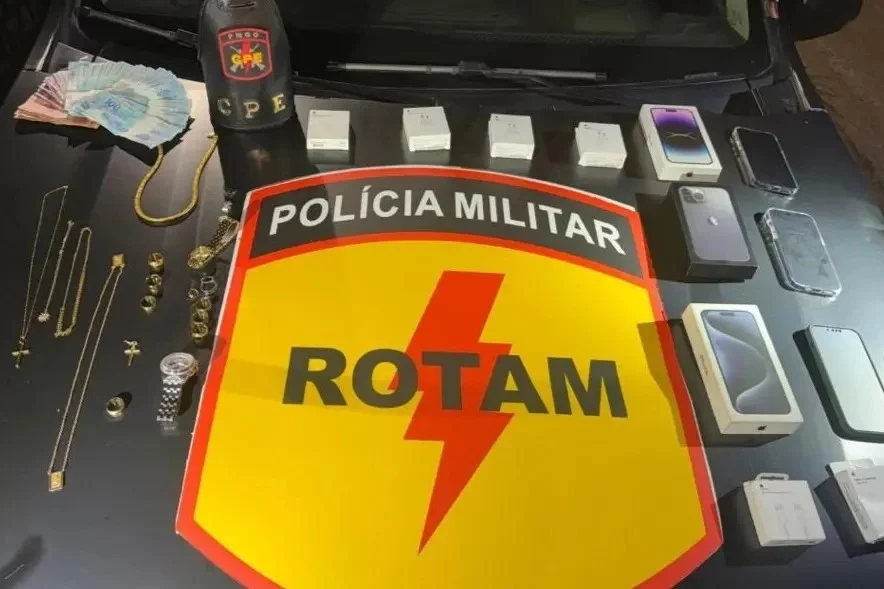 Operação integrada prende três por furto a joalheria em Goiânia