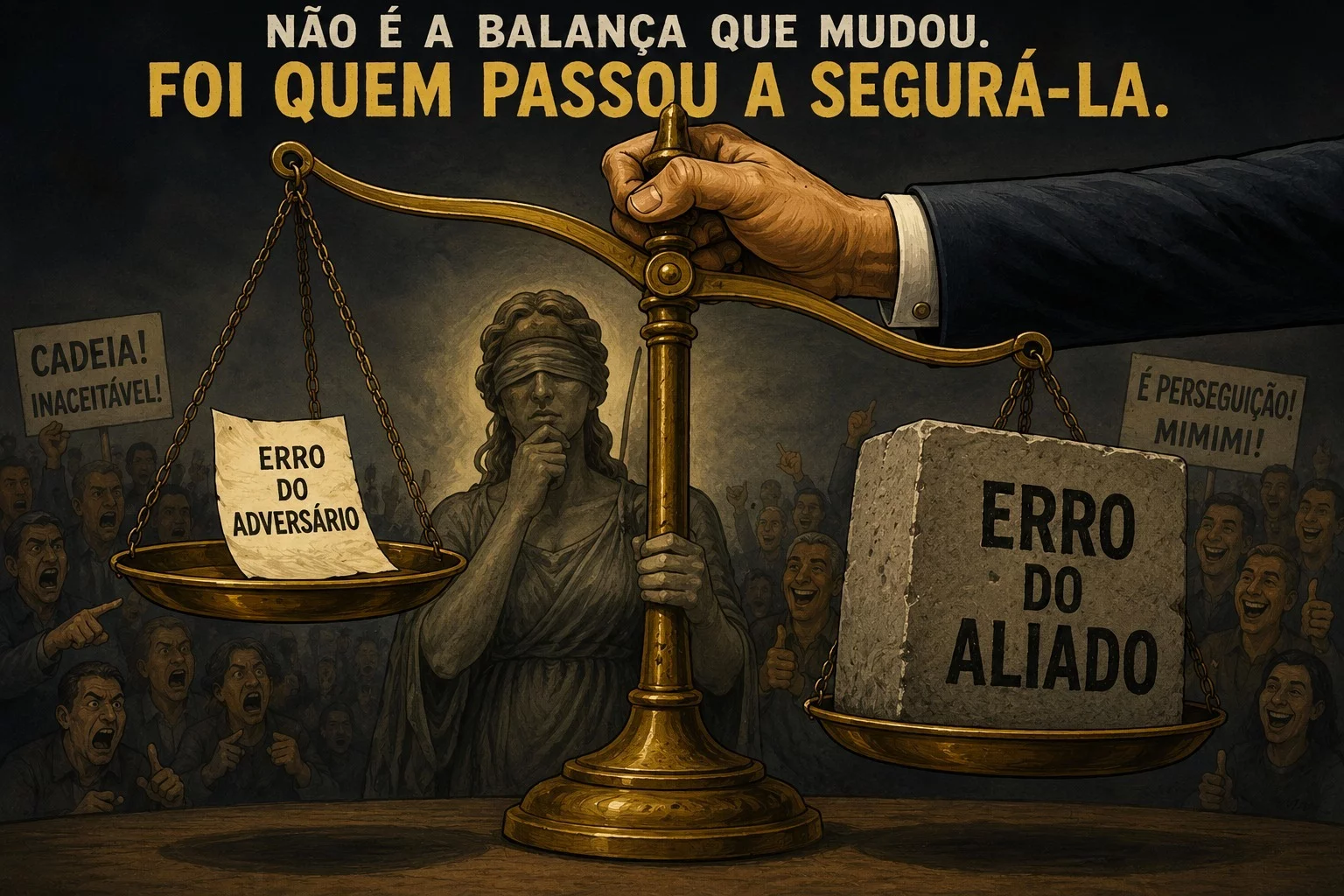 A régua e a balança
