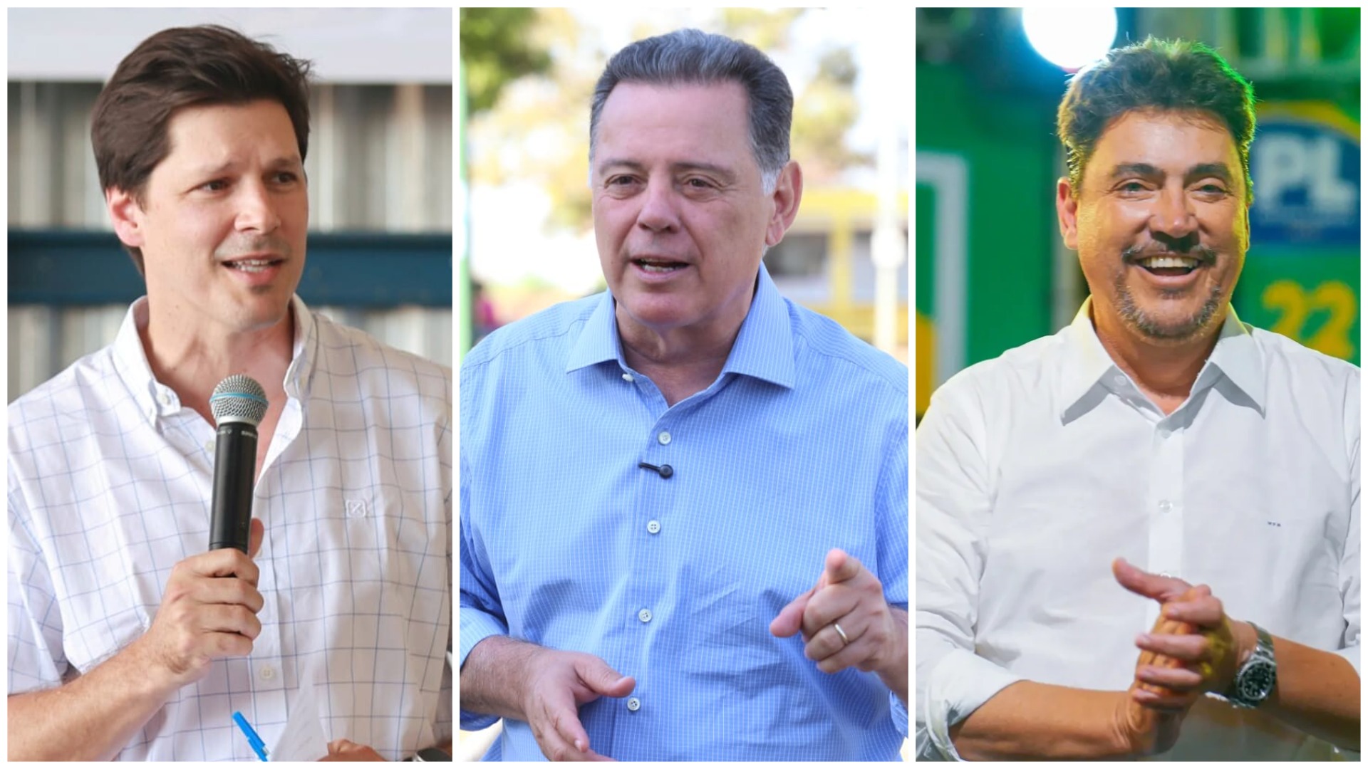 Quaest: Daniel tem 37%, Marconi 20% e Wilder 12% na disputa pelo Governo de Goiás