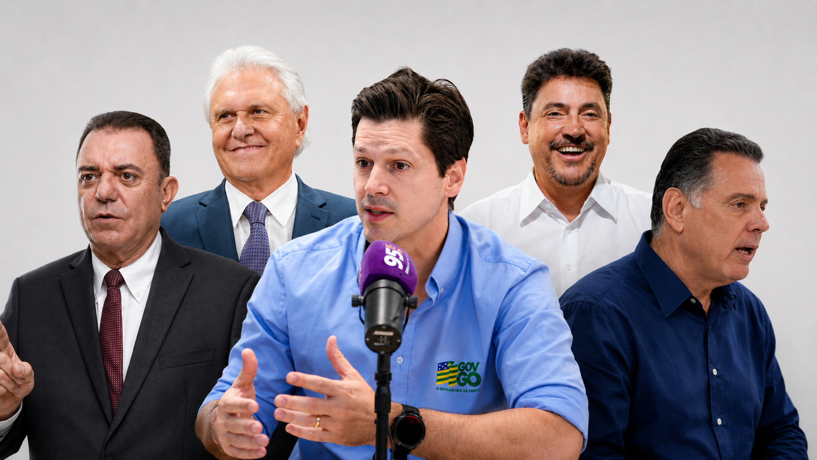 Marconi, Wilder, Luis Cesar e Daniel empatam no marketing ‘em frente’. Caiado lucra com ‘mais’