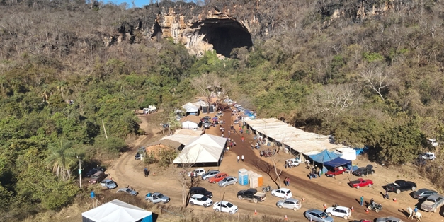 Feira reúne produtos da agricultura familiar durante Romaria de Terra Ronca