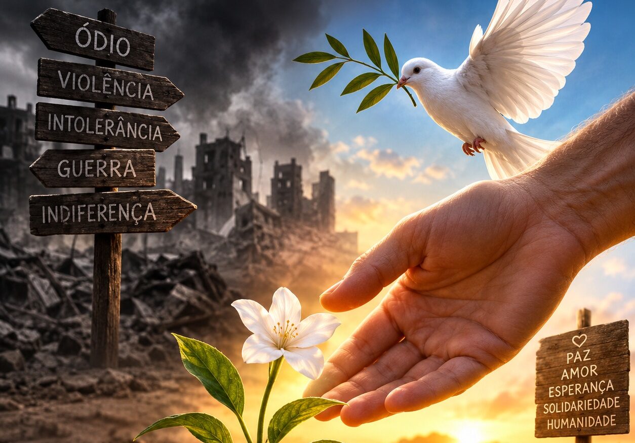 O barulho do ódio e o silêncio do amor 