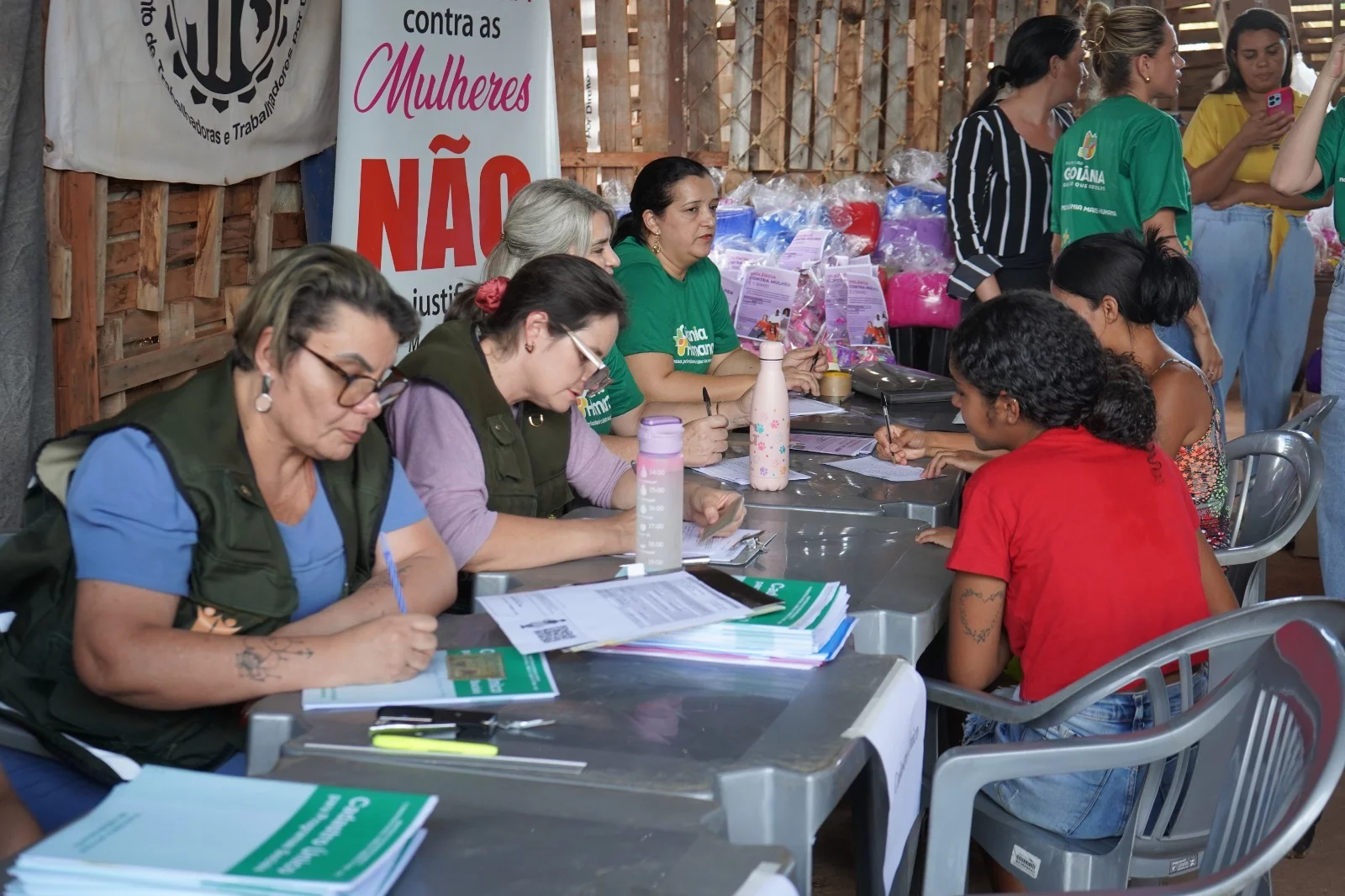 Agosto Lilás mobiliza Goiânia contra a violência contra a mulher