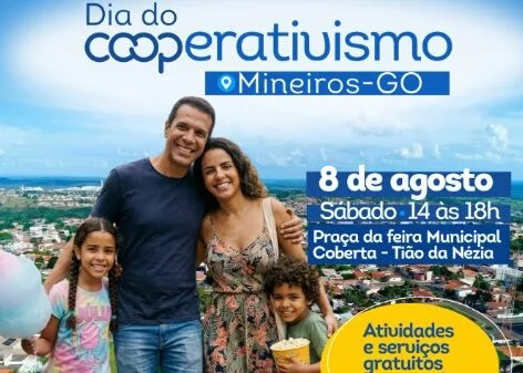 Ação cooperativista oferece testes de saúde e educação financeira em Mineiros