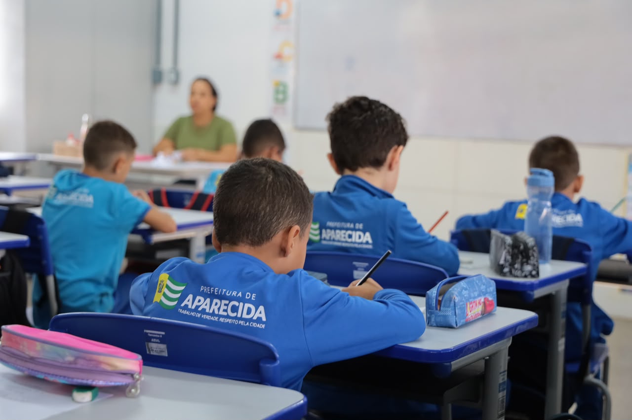 Rede municipal de Aparecida melhora desempenho no Ideb e avança nos Anos Iniciais e Finais