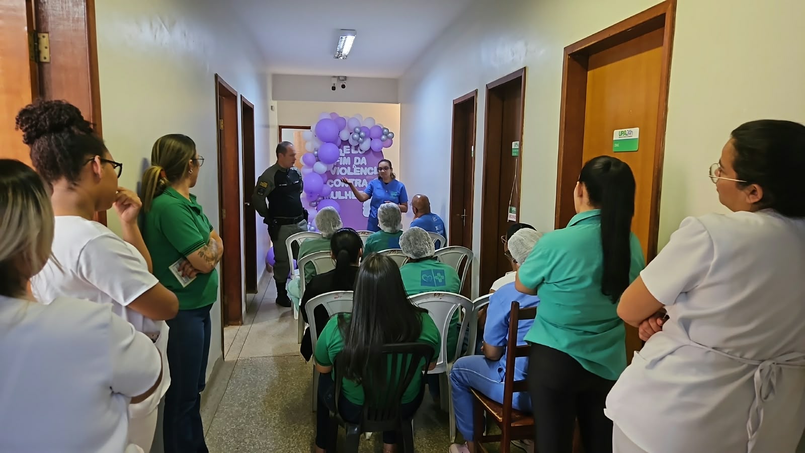 UPA Ingá capacita servidores para identificar e combater casos de violência contra a mulher