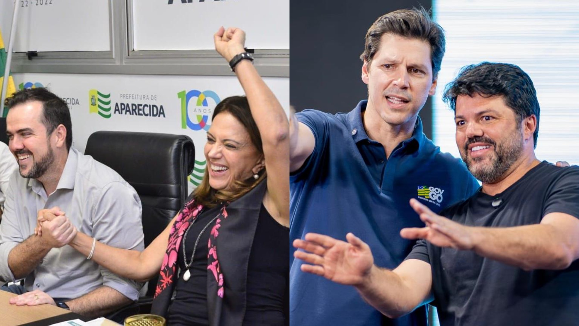 Wilder Morais ajuda Daniel Vilela, e Gracinha Caiado promove Gustavo Mendanha