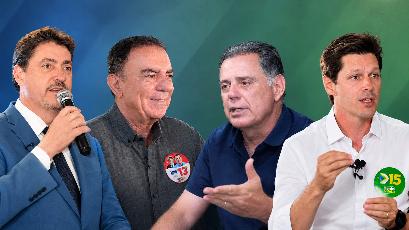 Como anda o clima de campanha nos comitês de Daniel, Marconi, Wilder e Luis Cesar