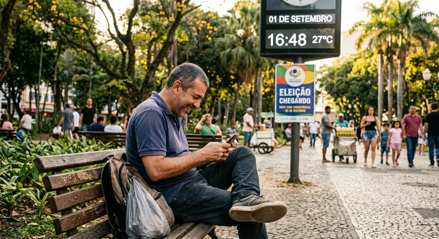 O calendário avançou. O eleitor, nem tanto.