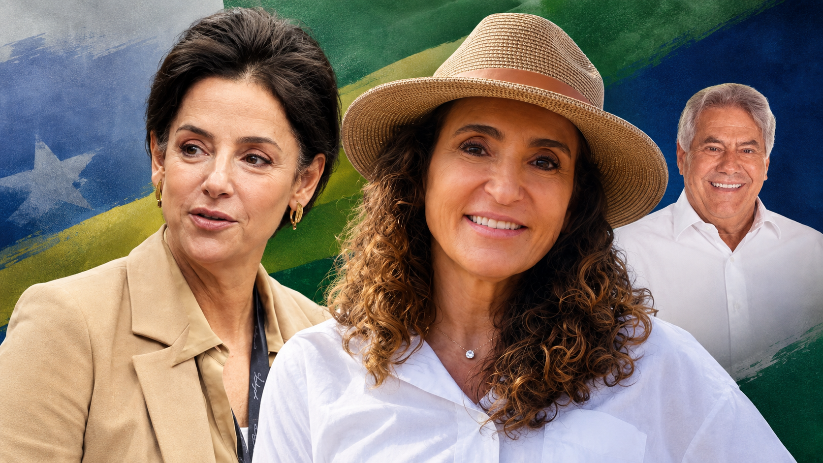 2 protagonistas, 4 figurantes. Por onde andam os e as candidatas a vice em Goiás