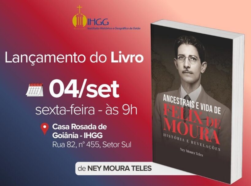 Biografia resgata três séculos de história goiana em torno de Félix de Moura