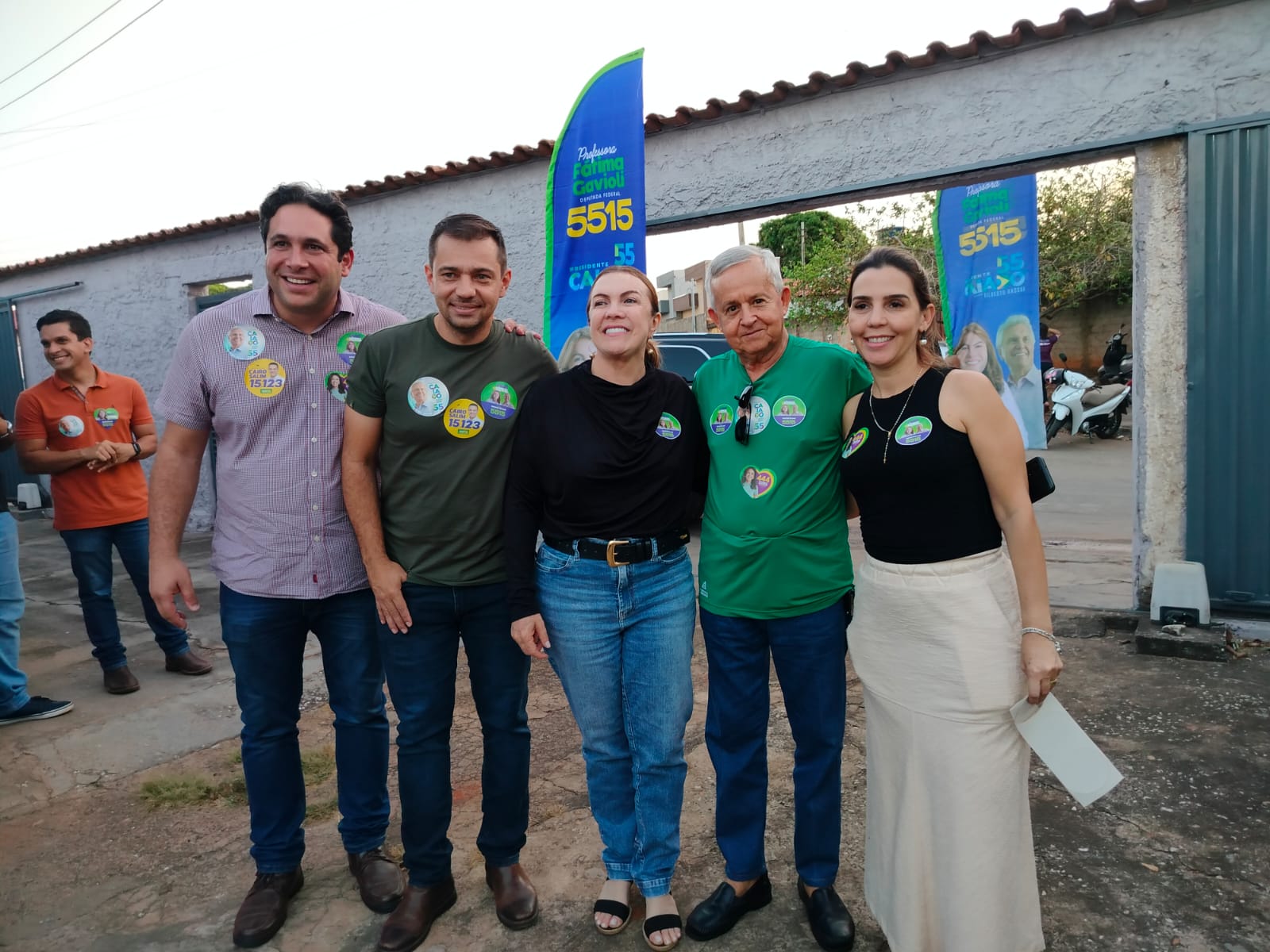 Prefeito de Guapó declara apoio a Fátima Gavioli em encontro com educadores