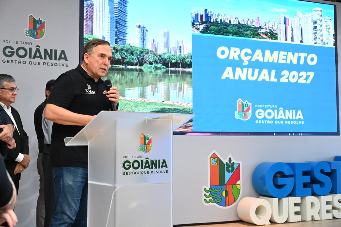 LOA 2027: Goiânia prevê R$ 1,65 bilhão em investimentos e orçamento de R$ 11,7 bilhões