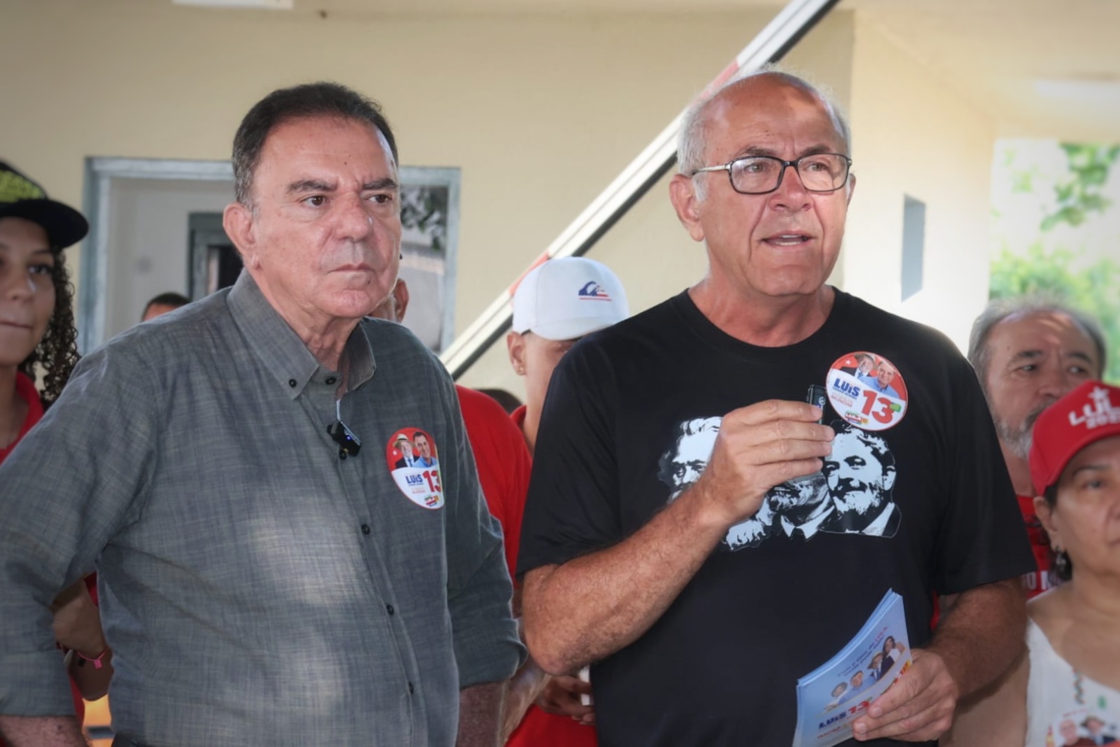 Luis Cesar Bueno defende reestruturação do Ipasgo e fim das OSS em ato em frente ao HUGO
