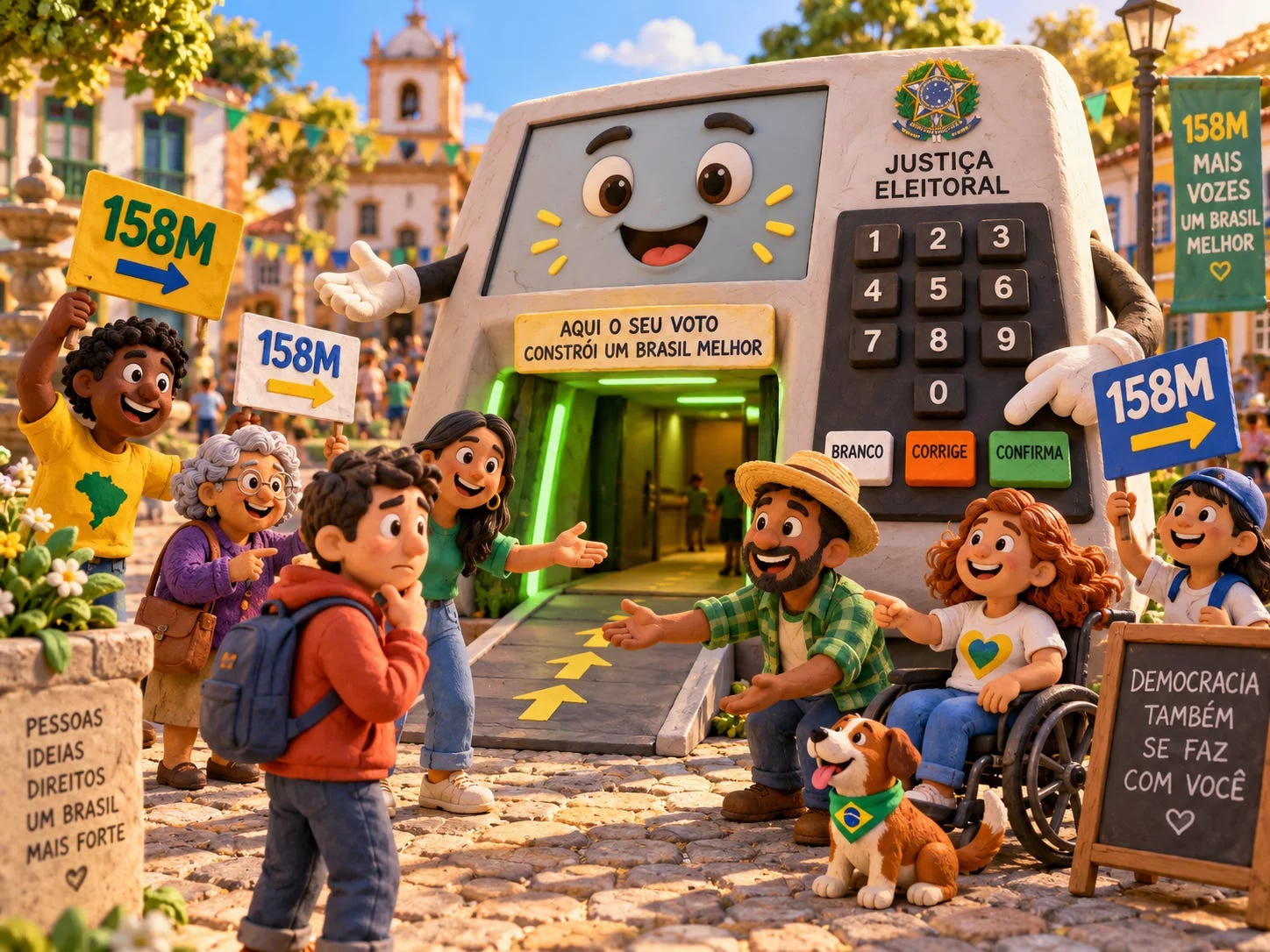 A eleição se decide no comparecimento
