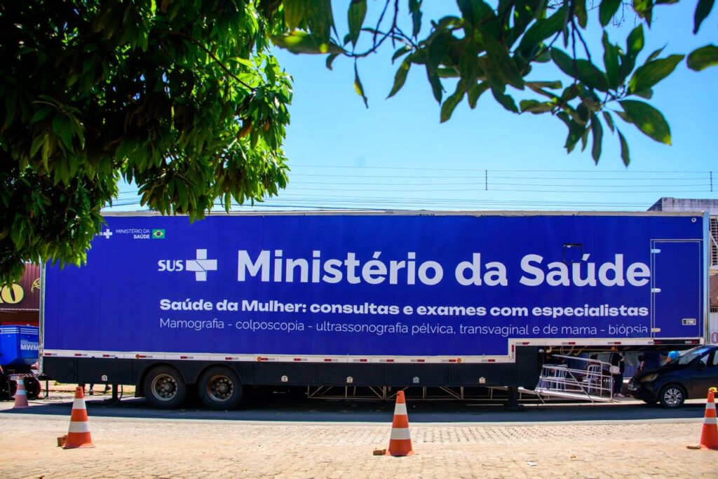 Planaltina GO Carreta de saude da mulher. Foto Gustavo Gloria Ministerio da Saude | PortalGO