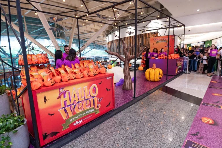 Passeio das Águas promove Halloween com caça aos doces e atrações temáticas