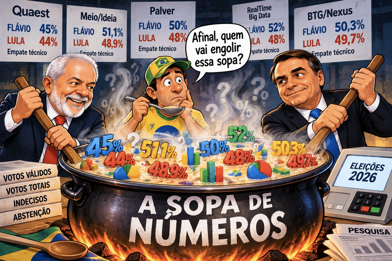 A sopa de números 