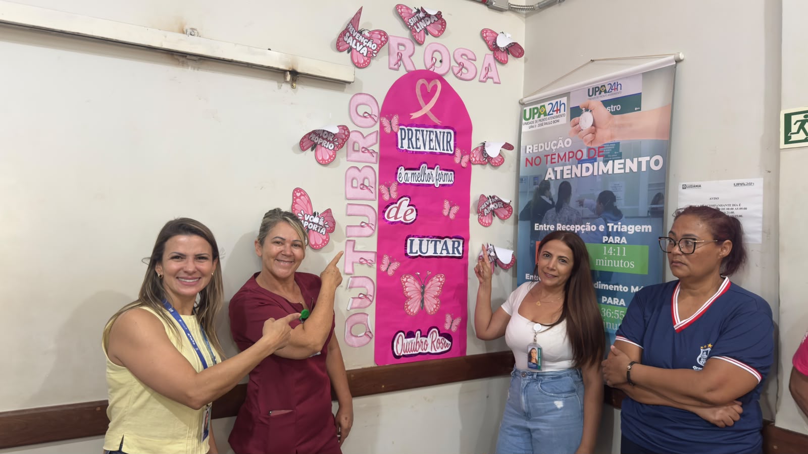 UPA de Luziânia orienta mulheres sobre prevenção e diagnóstico precoce do câncer de mama e do colo do útero