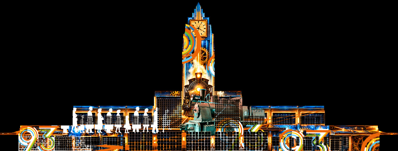 Estação Ferroviária terá espetáculo de video mapping nos 93 anos de Goiânia