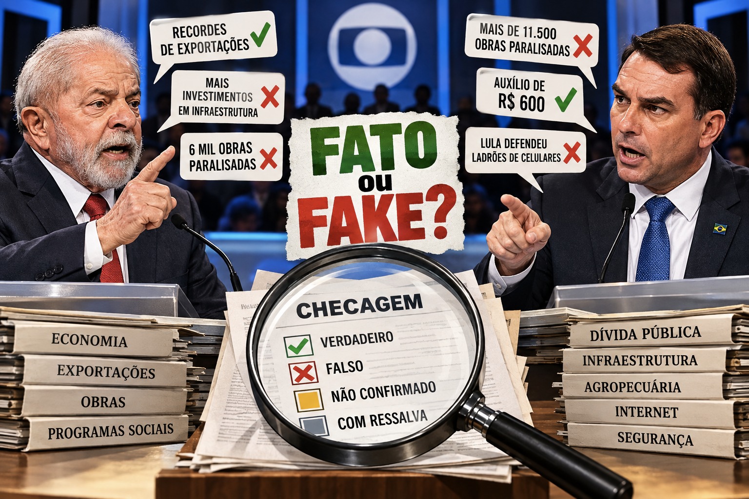 Debate da Globo: quando a verdade entra em disputa 