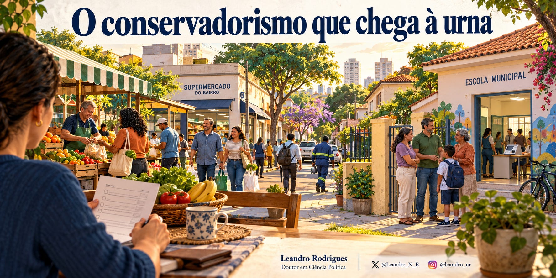 O conservadorismo que chega à urna