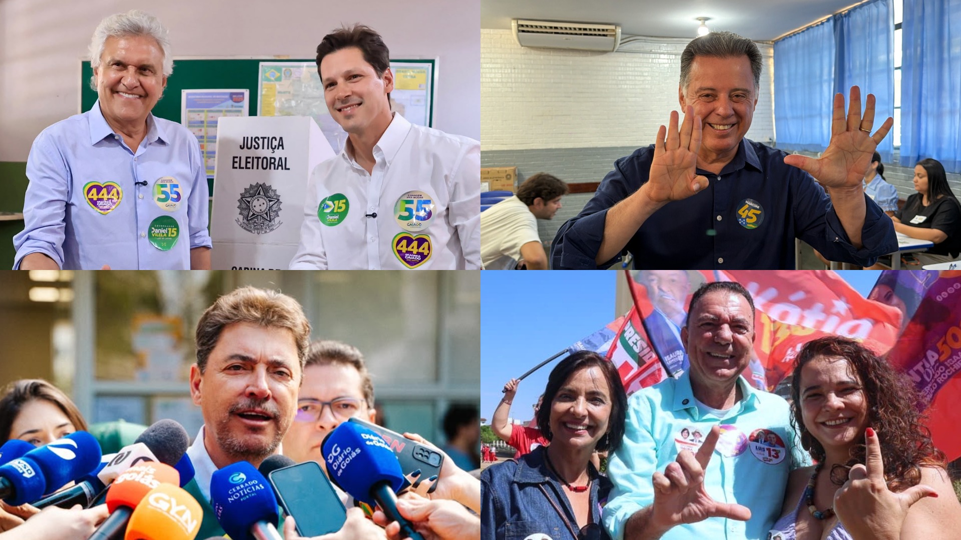 Daniel, Marconi, Wilder e Luis Cesar votam e avaliam disputa pelo Palácio das Esmeraldas